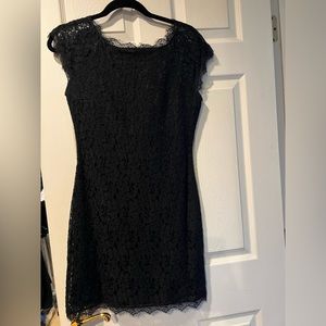 NWT!!!!Black Lace Cocktail Mini Dress